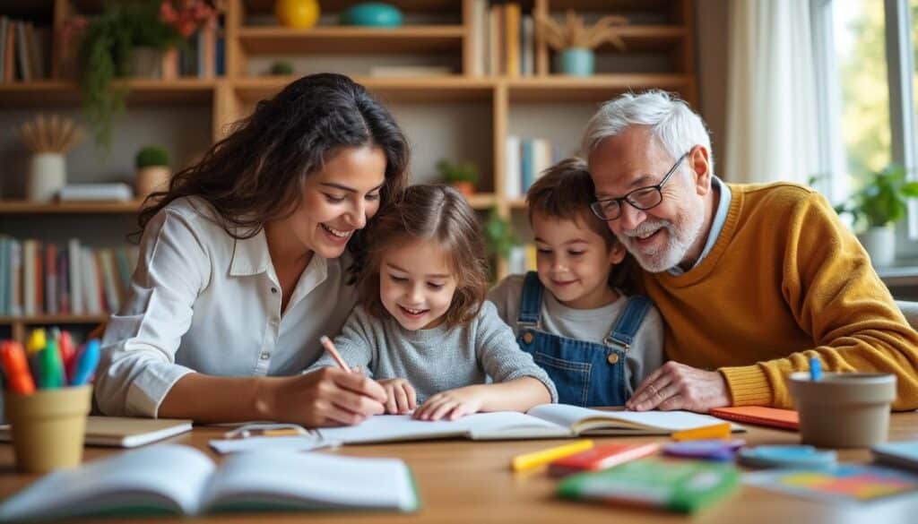 découvrez comment la famille joue un rôle essentiel dans l'éducation et le développement des enfants, en transmettant valeurs, savoirs et soutien affectif.
