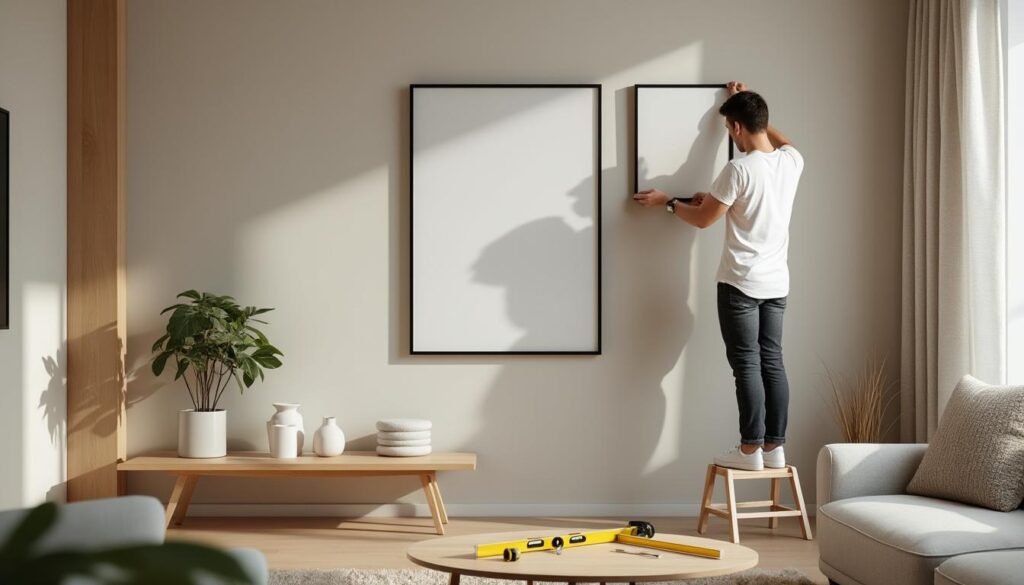 découvrez nos astuces pour poser un cadre facilement et sans bruit, pour une décoration murale réussie en toute tranquillité.