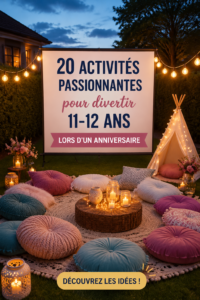 Des enfants s'amusent lors d'un anniversaire avec des activités ludiques.