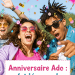 Thème d'anniversaire d'ado original avec décorations colorées
