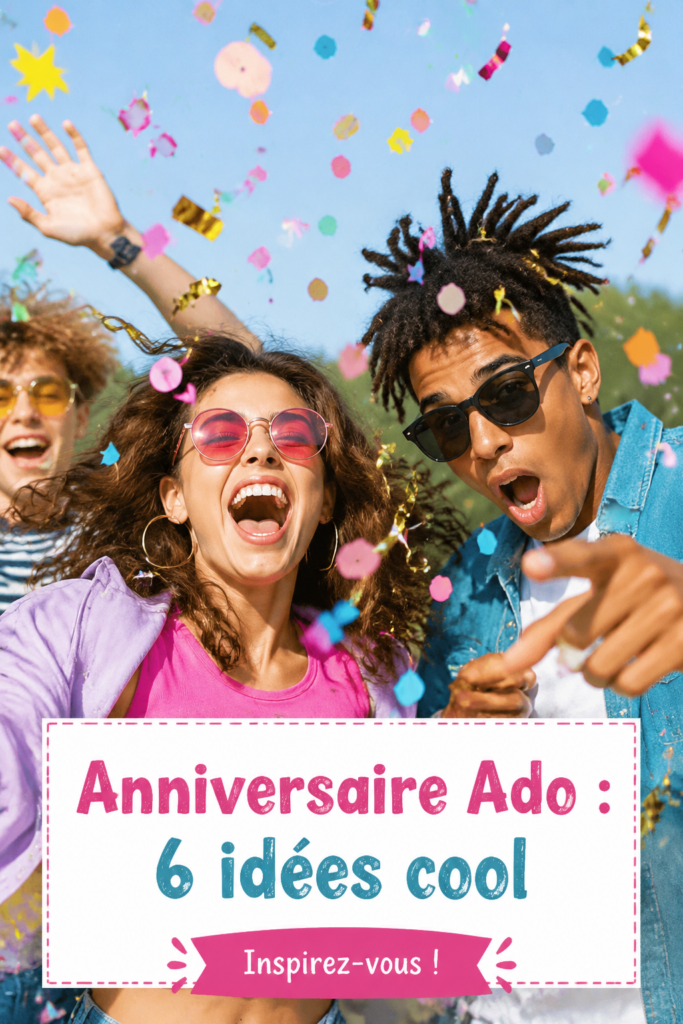 Thème d'anniversaire d'ado original avec décorations colorées