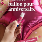 Ballons d'anniversaire décoratifs colorés pour une fête