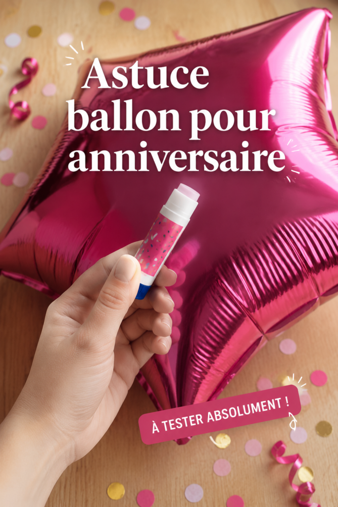 Ballons d'anniversaire décoratifs colorés pour une fête