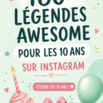 Une image festive d'un enfant célébrant son 10e anniversaire avec des décorations colorées.
