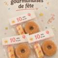 Des gâteries colorées préparées pour une fête d'anniversaire de 10 ans