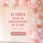 Fête d'anniversaire d'un enfant de 12 ans avec des décorations colorées et des jeux