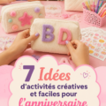 Bricolage d'anniversaire coloré pour adolescentes