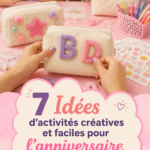 Bricolage d'anniversaire coloré pour adolescentes
