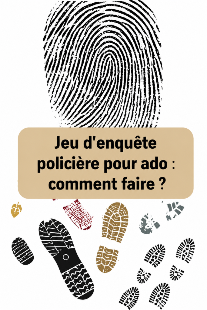 Adolescents jouant à un jeu d'enquête policière ensemble dans une ambiance festive.