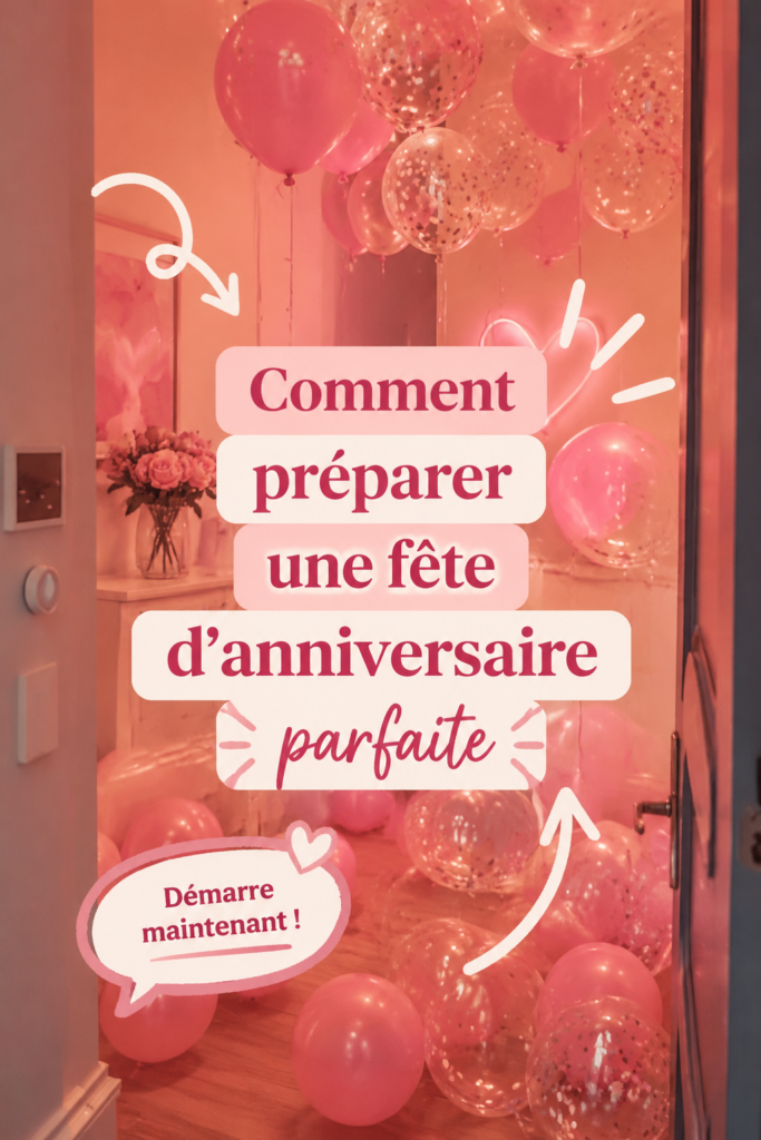 Une table décorée pour une fête d'anniversaire colorée avec des ballons et un gâteau.