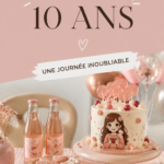 Une célébration d'anniversaire japonais avec des décorations traditionnelles.