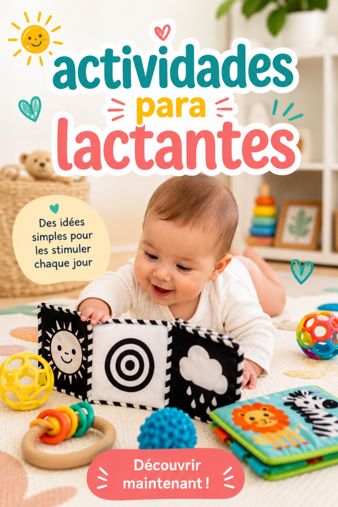 Bébé en train de jouer avec des jouets colorés