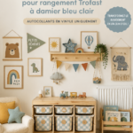 Meubles IKEA Trofast personnalisés avec des autocollants vinyle colorés