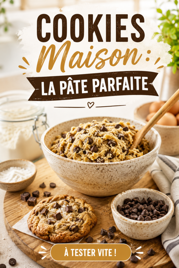 Un plat de cookies maison tout juste sortis du four, parfaits pour les goûters des enfants.