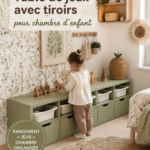 Hack IKEA du Legebord dans une chambre d'enfant organisée