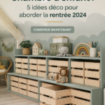 Chambre d'enfant colorée avec des éléments décoratifs tendance pour 2024