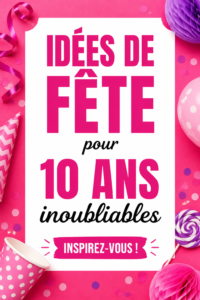 Un gâteau d'anniversaire coloré pour un enfant de 10 ans entouré d'amis.