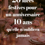 Fête d'anniversaire d'une fille avec décoration colorée et gâteau
