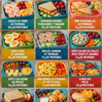 Des lunchs sains pour enfants préparés avec amour.
