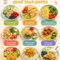 Une lunchbox colorée et appétissante pour un tout-petit.