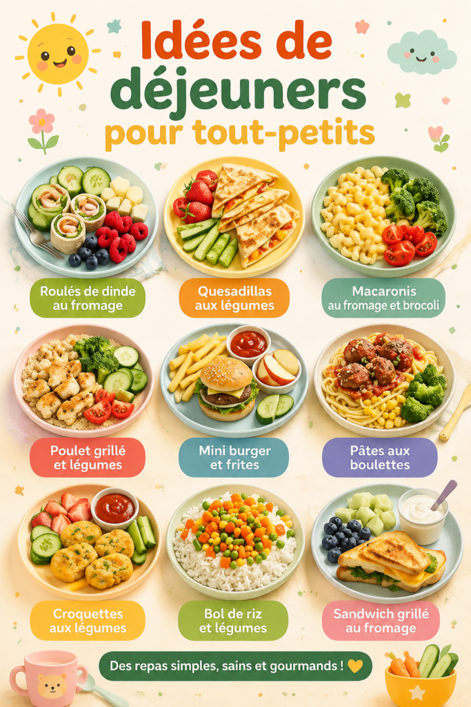 Une lunchbox colorée et appétissante pour un tout-petit.