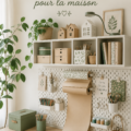 Une maison avec des rangements élégants et pratiques qui optimisent l'espace.