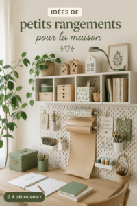 Une maison avec des rangements élégants et pratiques qui optimisent l'espace.