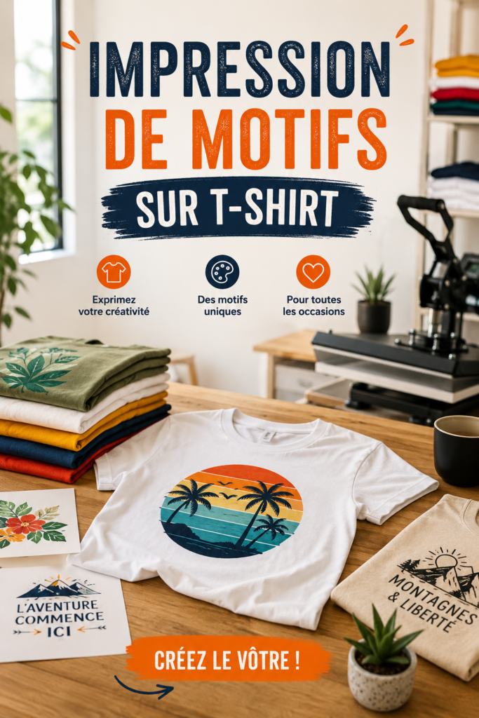T-shirt avec impression de motifs colorés