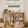Meubles Montessori pour enfants, alliant design et sécurité