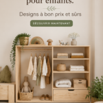 Meubles Montessori pour enfants, alliant design et sécurité
