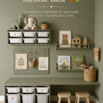 Cuisine avec des meubles de rangement Ikea bien organisés