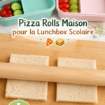 Pizza rolls maison sur une assiette, garnis de fromage et de pepperoni