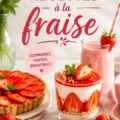 Une belle assiette de desserts à la fraise prêts à déguster.