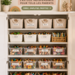 Des enfants jouant avec une sélection de jouets en rotation pour stimuler leur créativité.