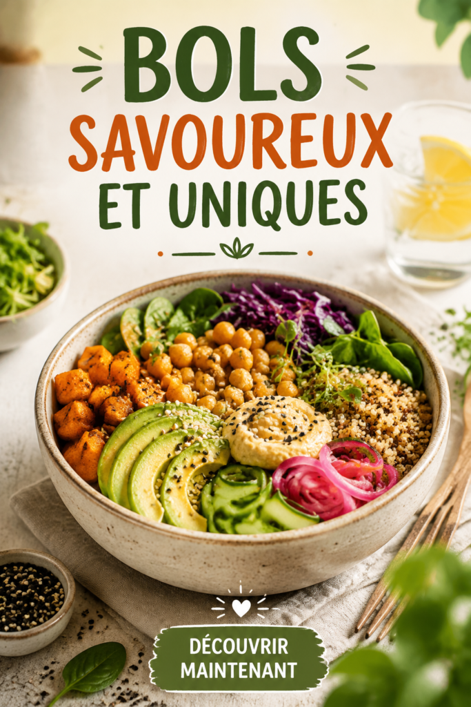 Bol gourmand coloré rempli de légumes et de protéines pour un lunchbox enfant
