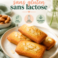Financiers moelleux sans gluten et sans lactose dans une lunchbox colorée.