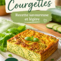 Flan de courgettes doré et appétissant, prêt à être dégusté