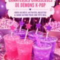 Fête d'anniversaire K-Pop avec décorations colorées et gourmandises