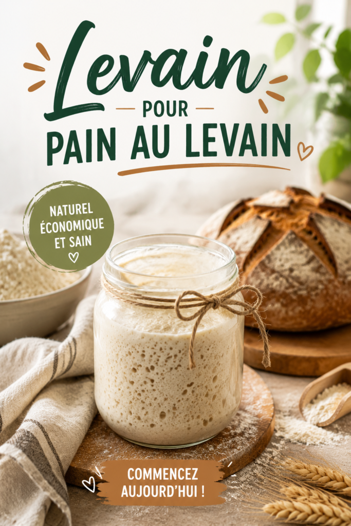 Un bol de levain maison prêt à être utilisé pour la cuisson