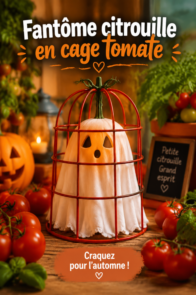 Lunchbox enfant avec des fantômes en citrouille et des légumes