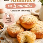 Image d'un plateau de petits moelleux aux amandes dorés, prêts à être dégustés.