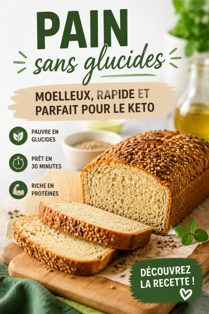 Recette de pain sans glucides moelleux, idéale pour le régime keto