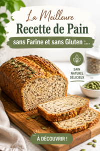 Pain sans farine et sans gluten décoré pour lunchbox enfant