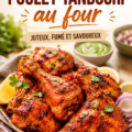 Un plat de poulet tandoori croustillant prêt à être mis dans une lunchbox pour enfants.