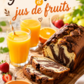 Gâteau au chocolat sur une assiette, parfait pour le goûter des enfants.