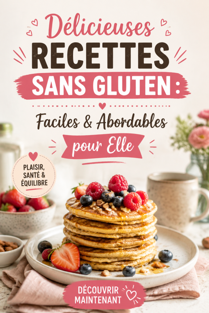 Recettes colorées sans gluten pour lunchbox d'enfants sur une table en bois.