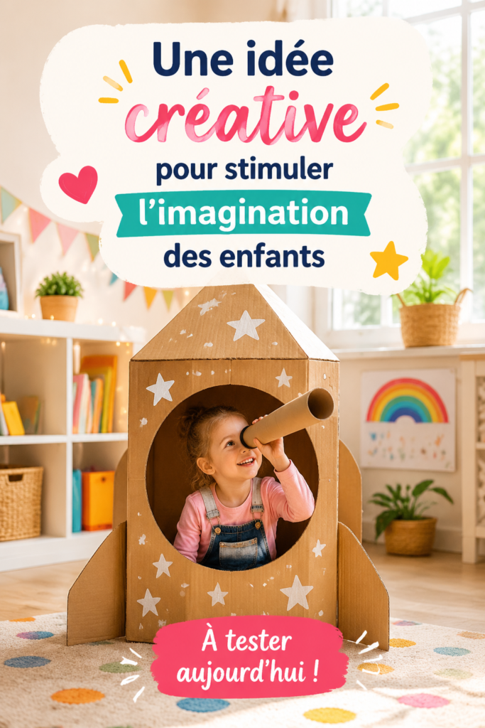 Un enfant en train de réaliser une activité créative avec des matériaux recyclés.