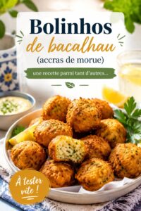 Accras de morue dorés, prêts à être utilisés dans une lunchbox pour enfants