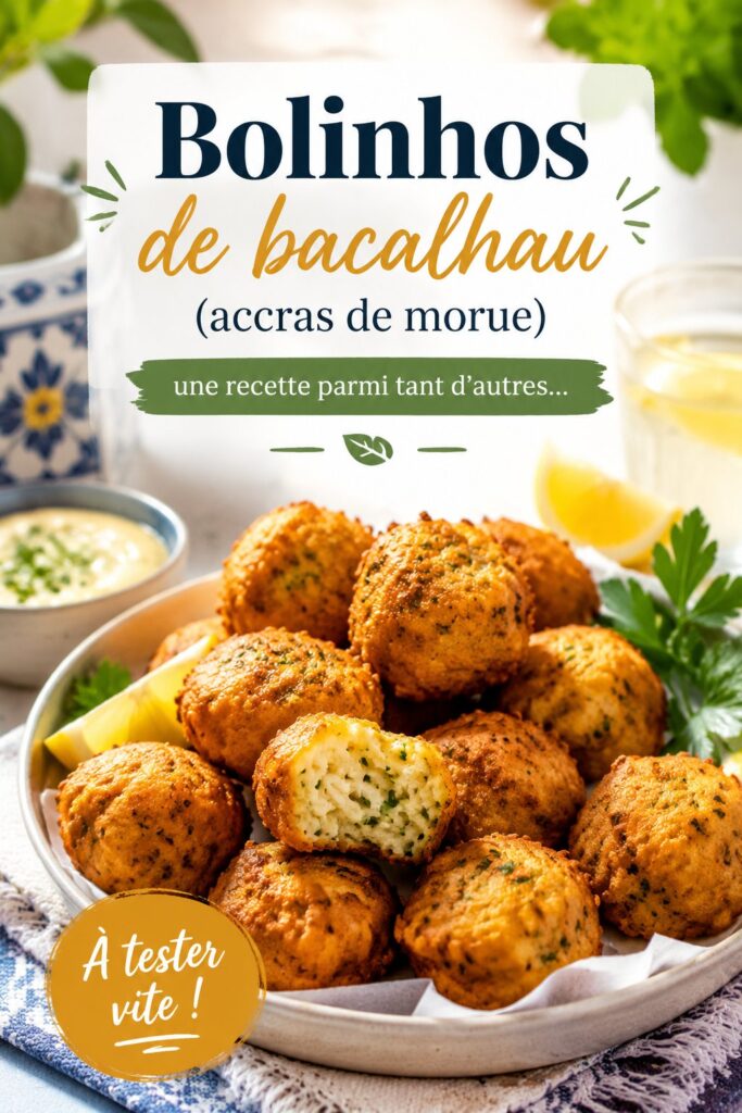 Accras de morue dorés, prêts à être utilisés dans une lunchbox pour enfants