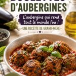 Boulettes d’aubergines savoureuses prêtes à être servies dans une lunchbox.